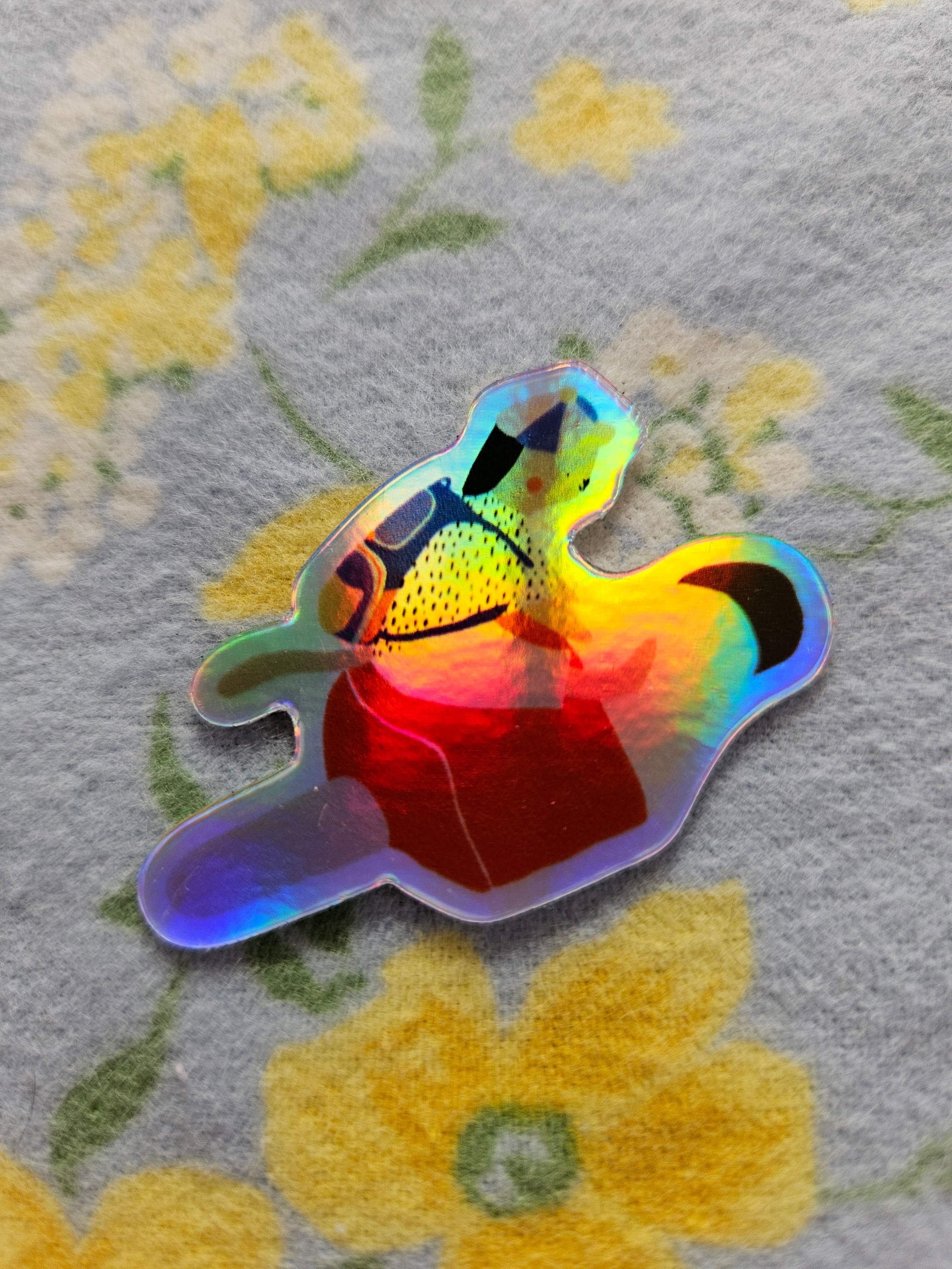 Sticker Regenbogen Raketenstart