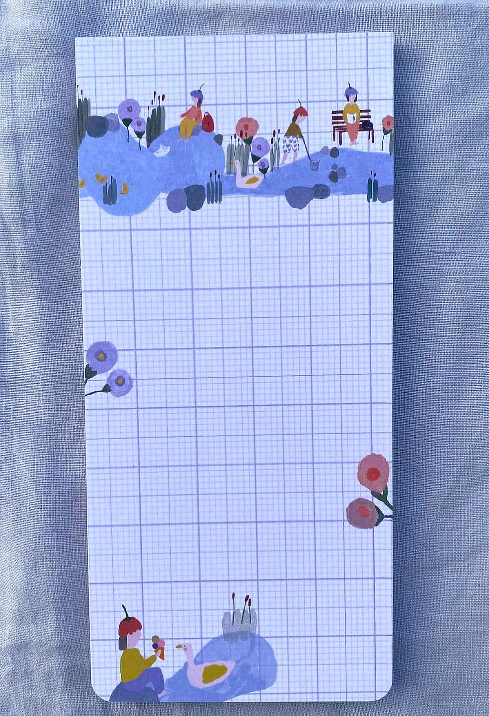 Miniaturbild: Notizblock "am Fluss"