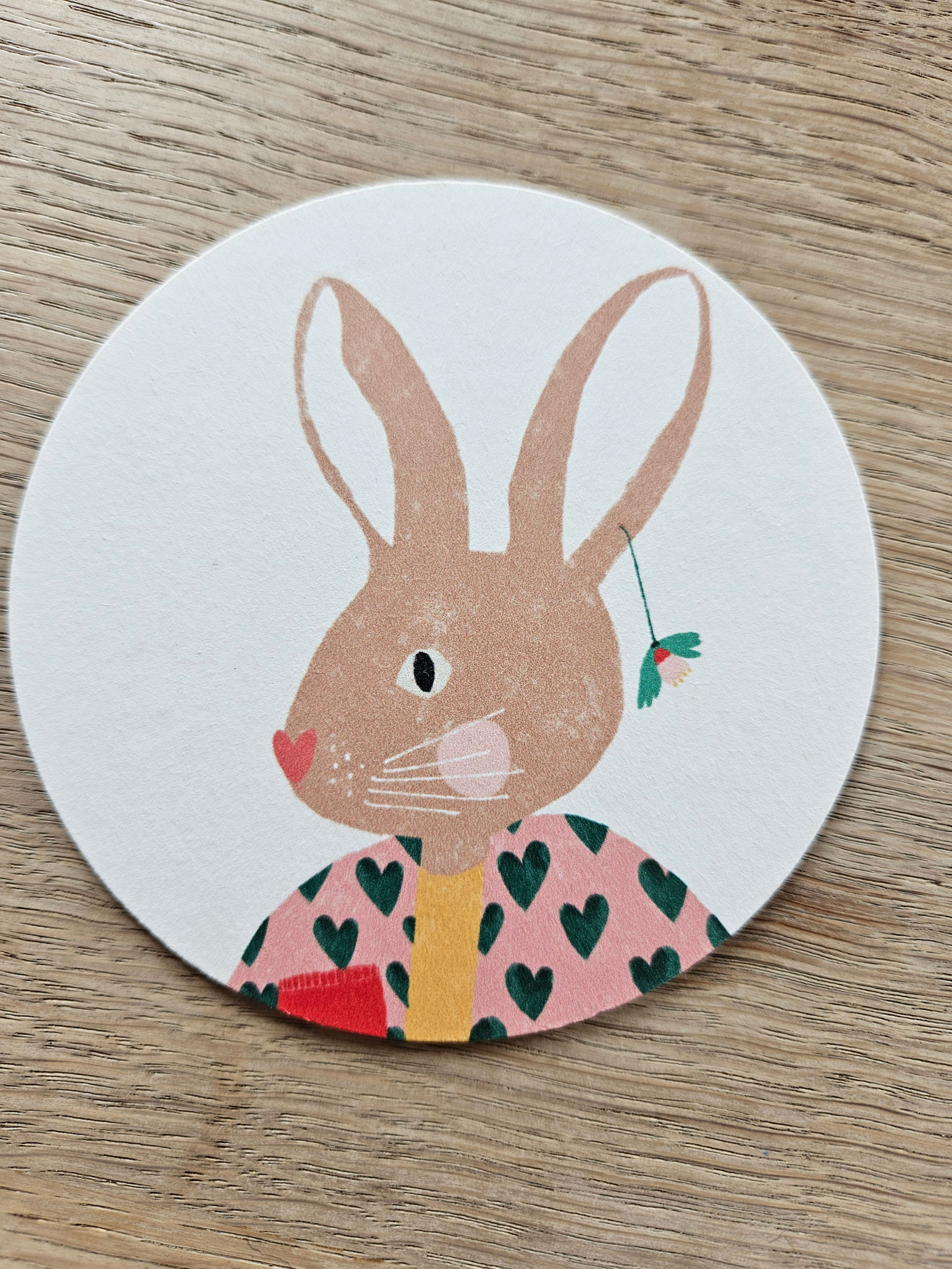 Untersetzer "Hasengruss"