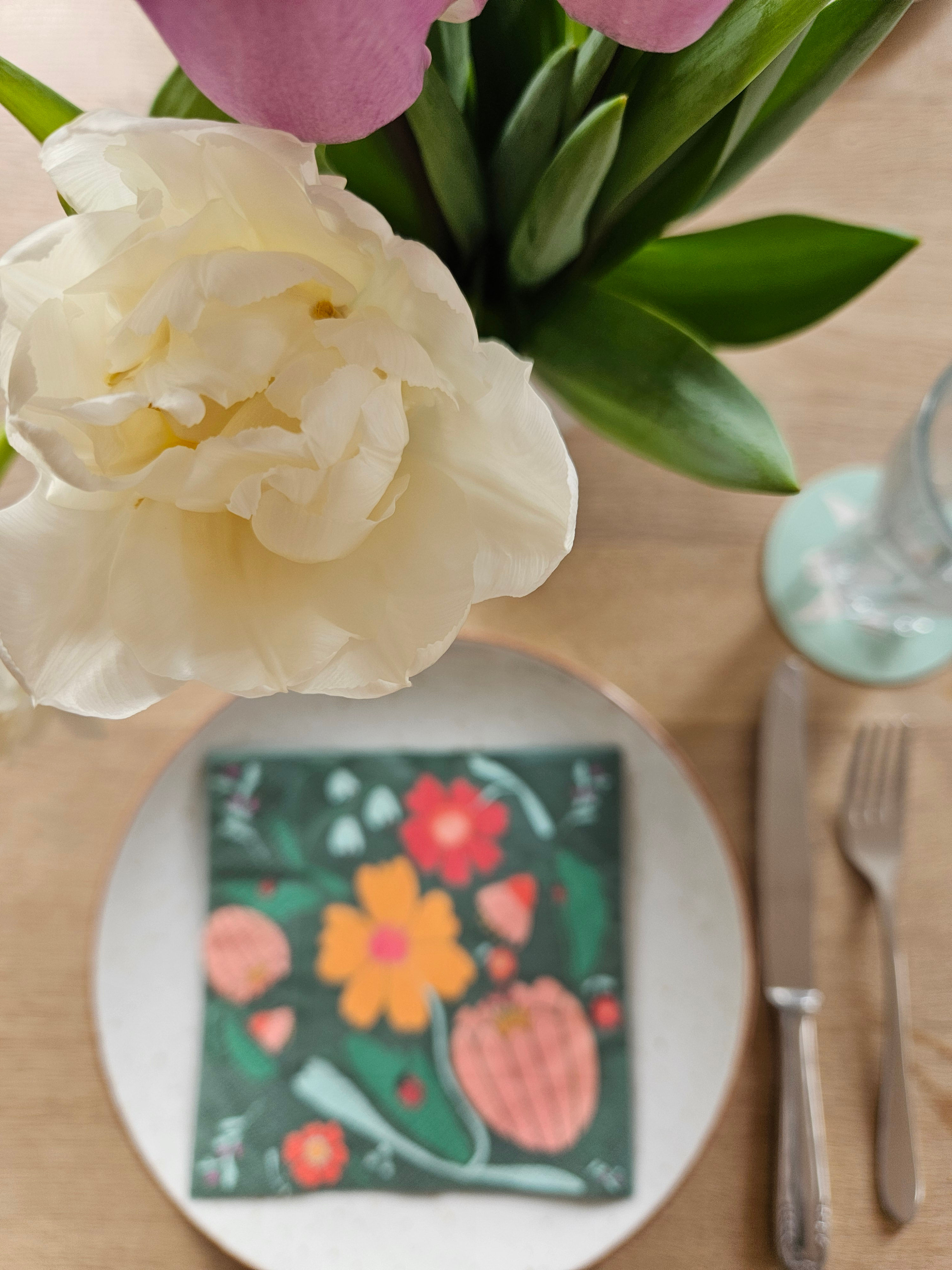 Servietten 20er Set "Garten"