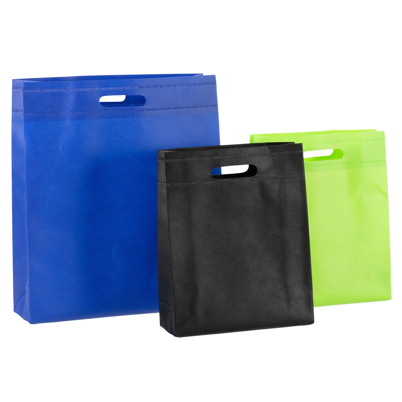 Bolsas troqueladas reutilizables no tejidas