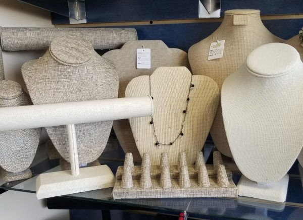 Thumbnail: Linen Burlap Jewelry Displays