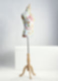 Thumbnail: Female Flower Texture Cover Dress Form MM-2