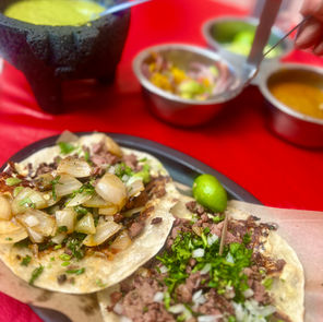 Gringa Arrachera taco at Tacos Mario