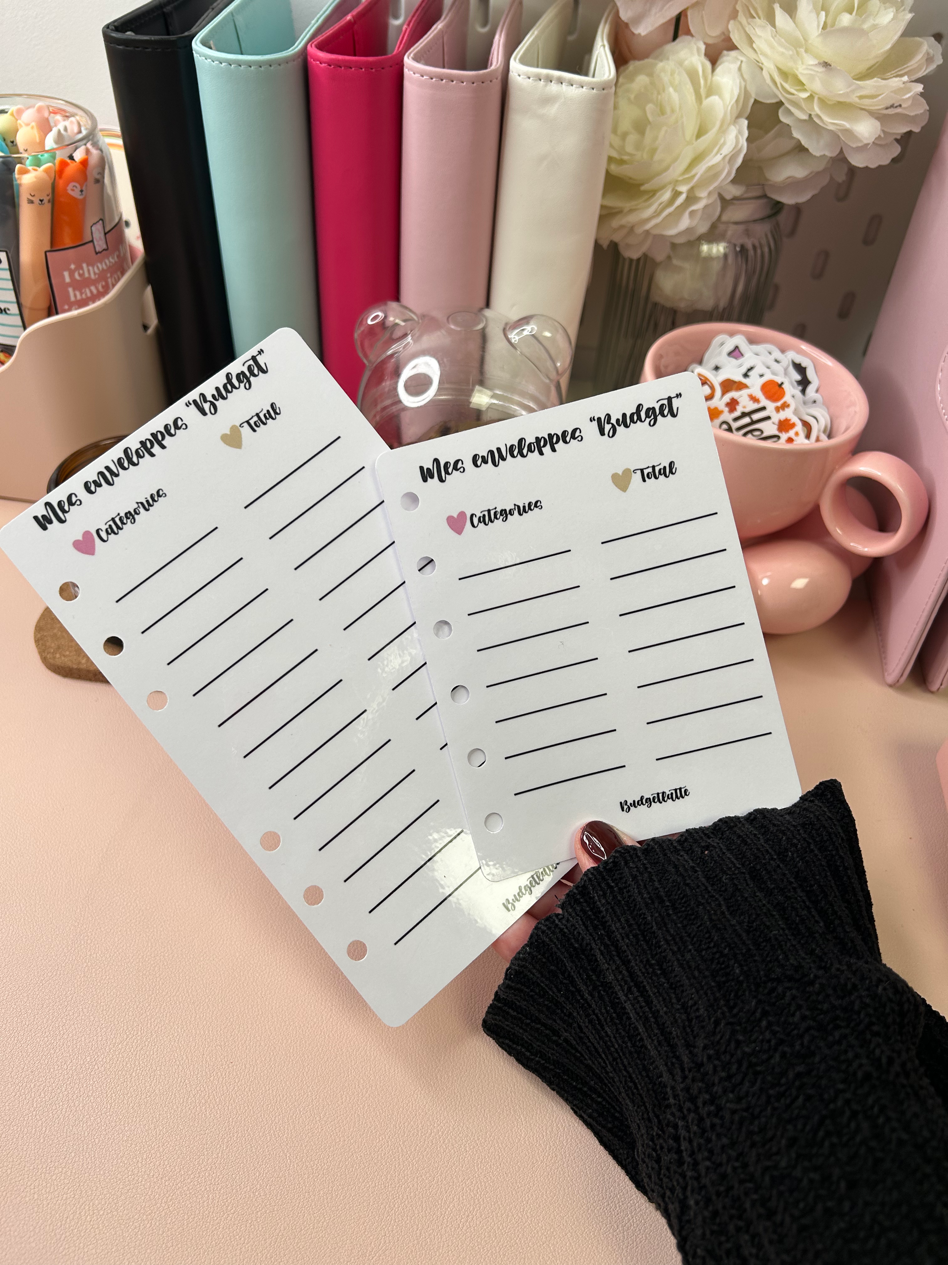 Fiche "Mes enveloppes Budget"