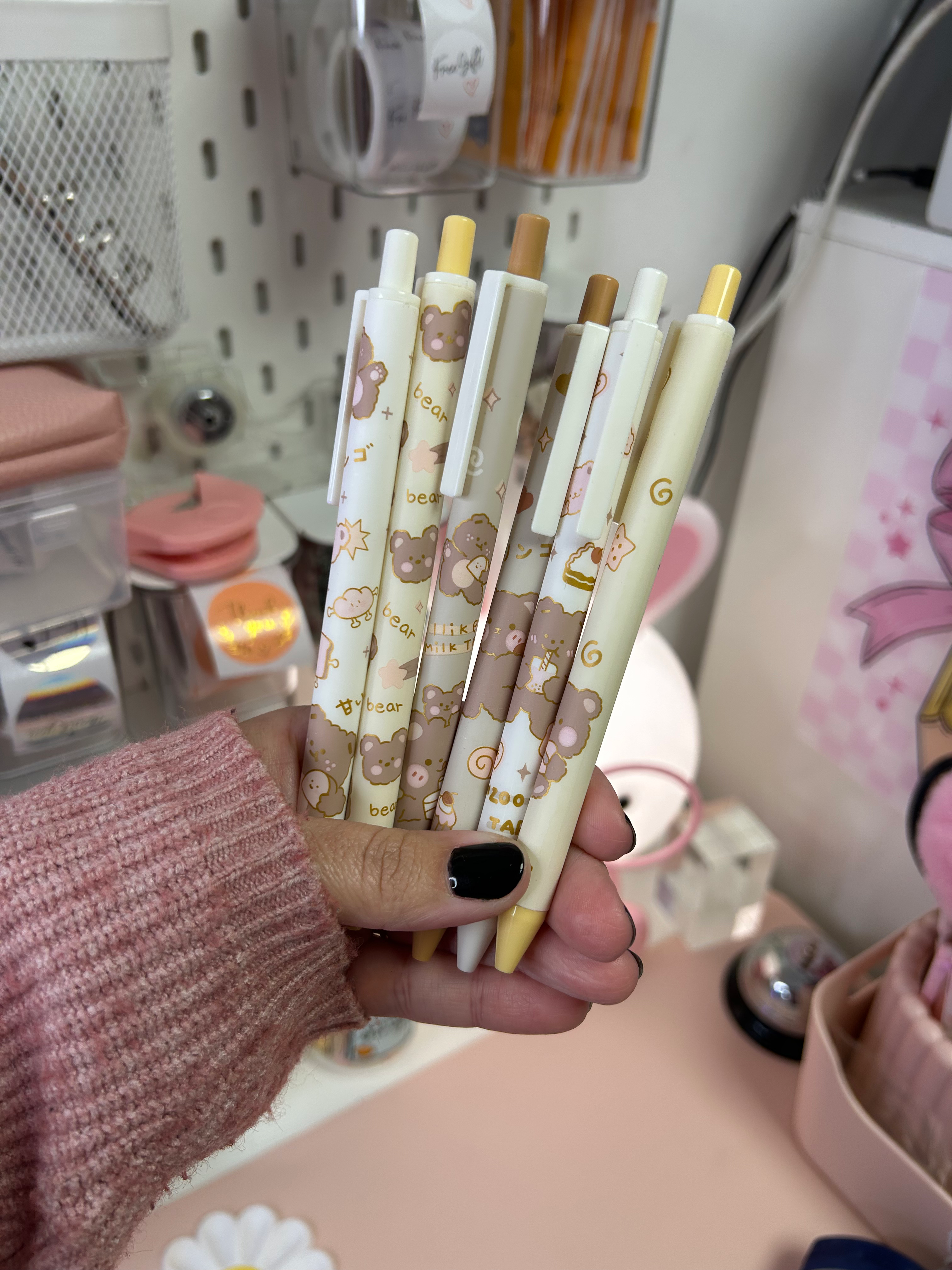 1 stylo ourson aleatoire