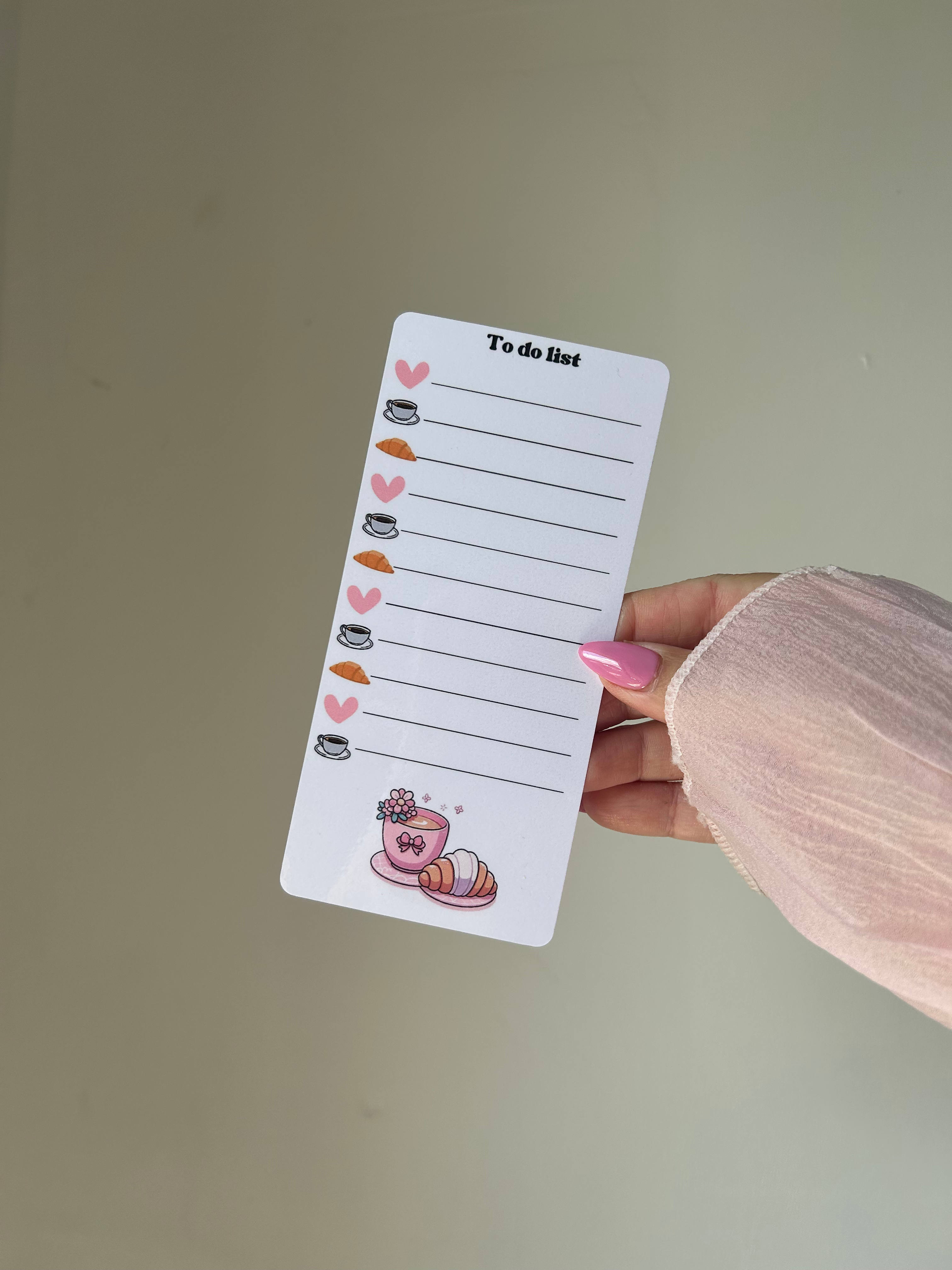 To Do List Café Croissant