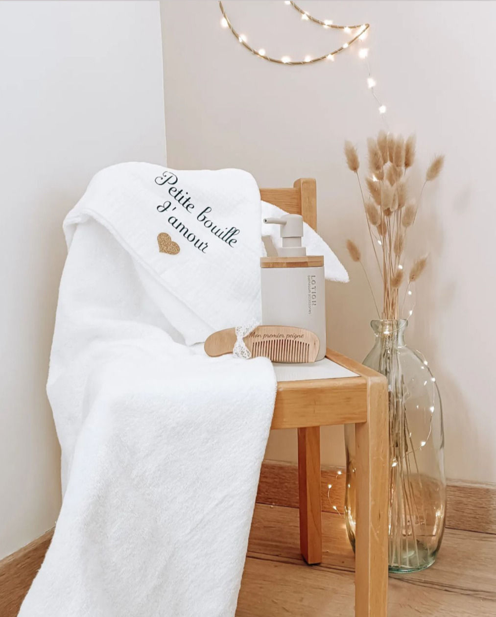 Cape de bain personnalisée