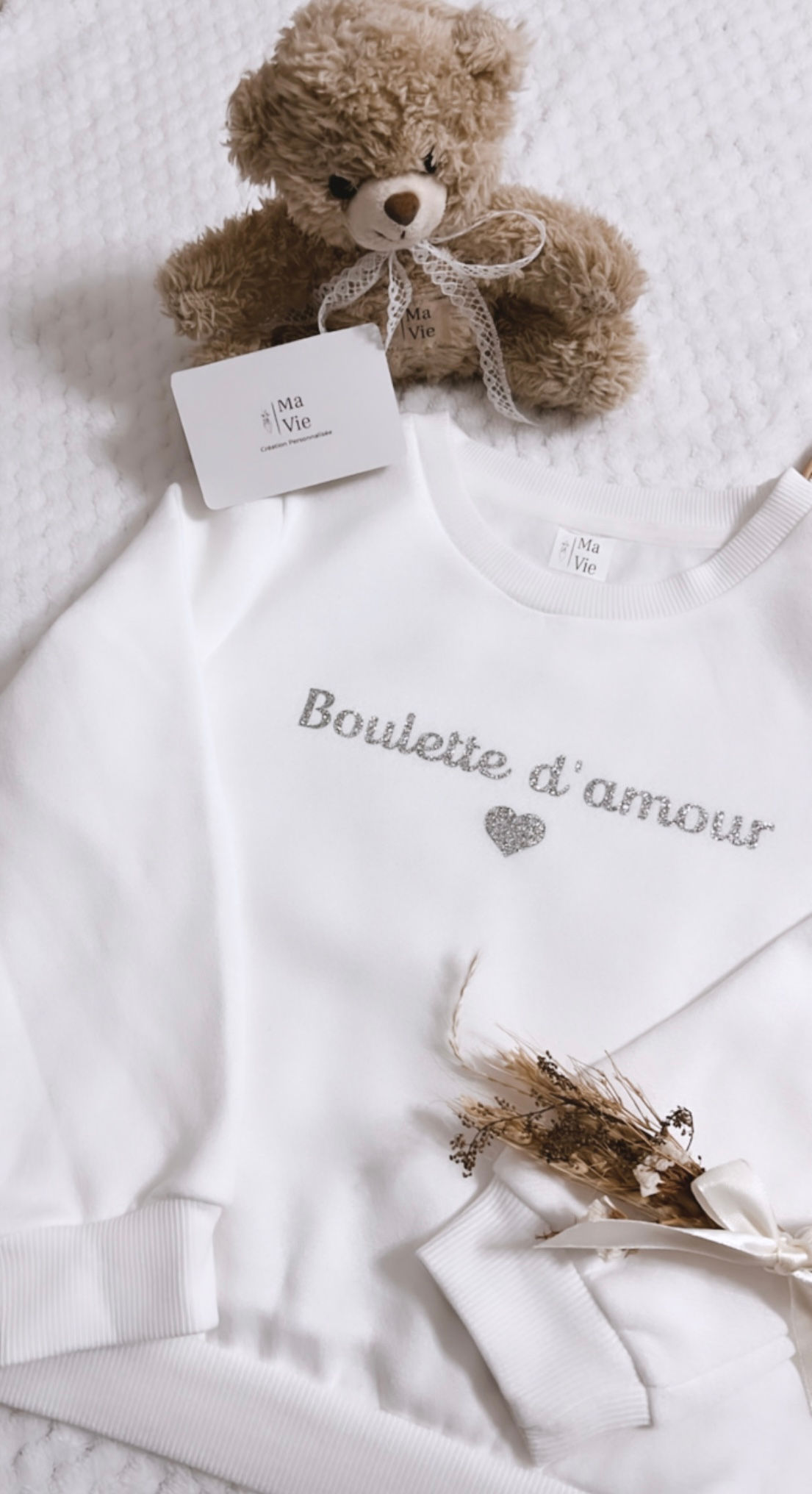 Pull bébé personnalisé