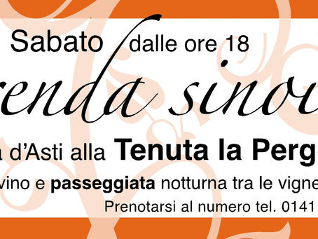 Marende sinoire a La Pergola di Cisterna