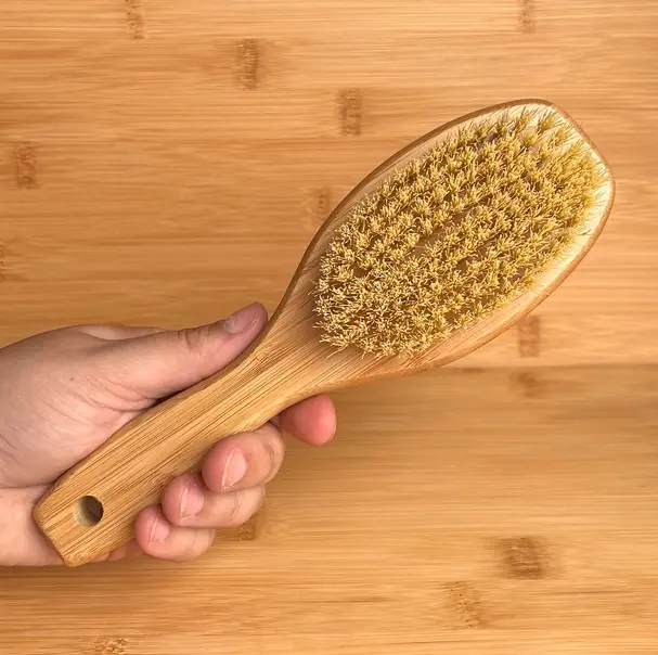 Thumbnail: Bamboo Two Sided Hairbrush