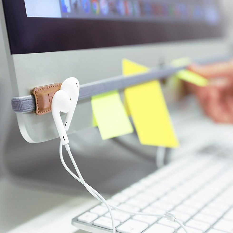 Thumbnail: BeBlau Twist Blauw Laptop Accesoire