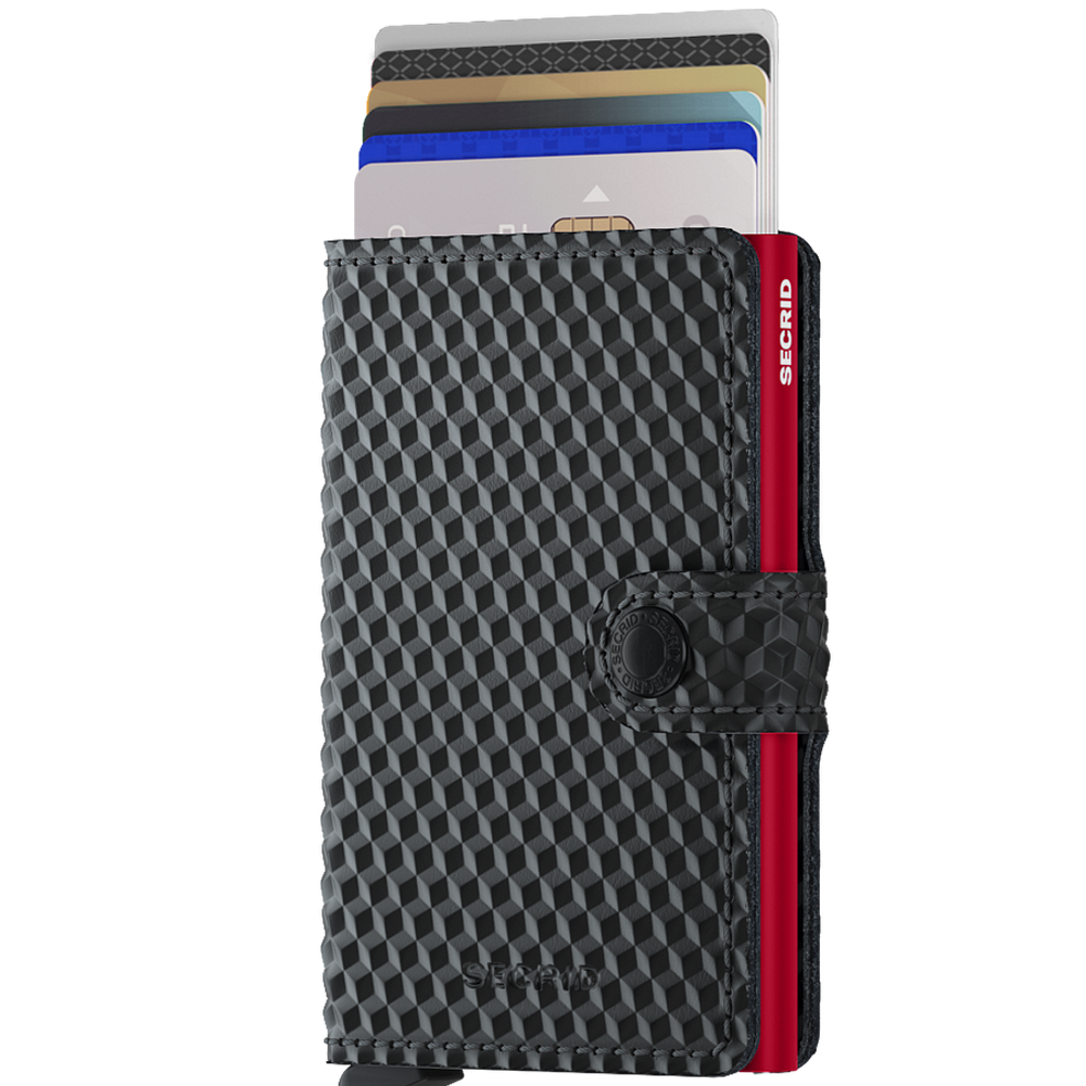 Secrid Miniwallet Cubic Black-Red
