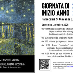 INIZIO ANNO PASTORALE 2025-2026