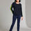 Thumbnail: Stripe Sleeve Knit
