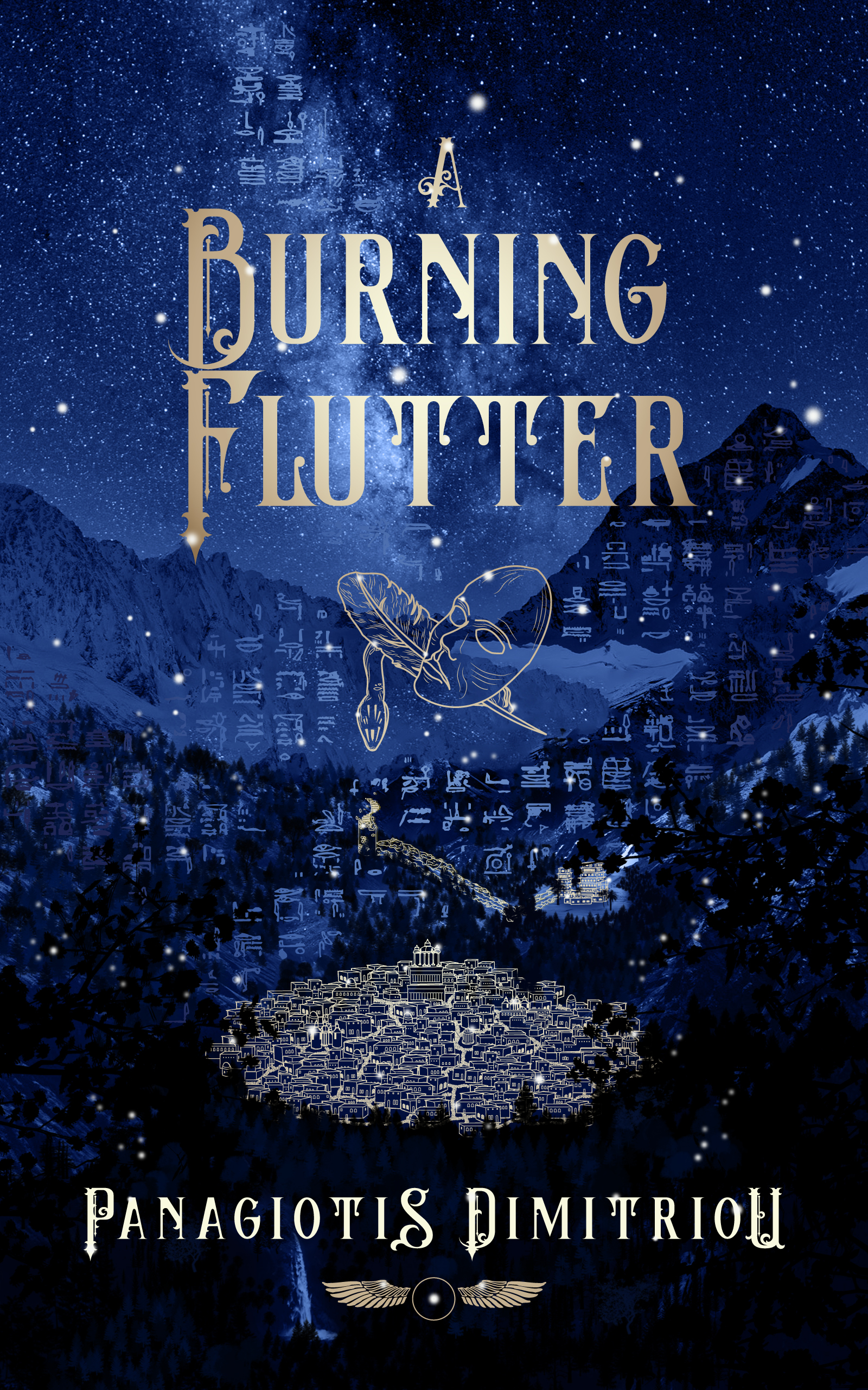 a burning flutter book cover