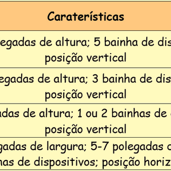 Sabias que as caixas dos computadores têm características específicas dependendo da sua função?
