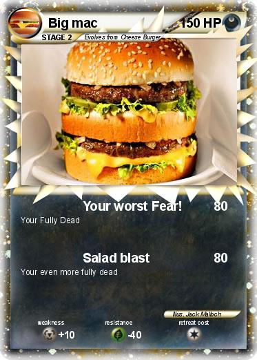 Big Mac Pokemon Card