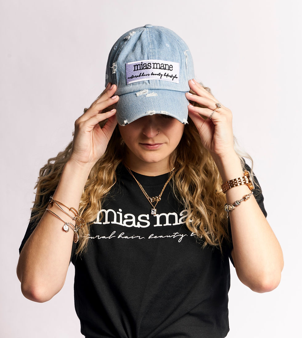 Thumbnail: Mia's Mane Distressed Hat