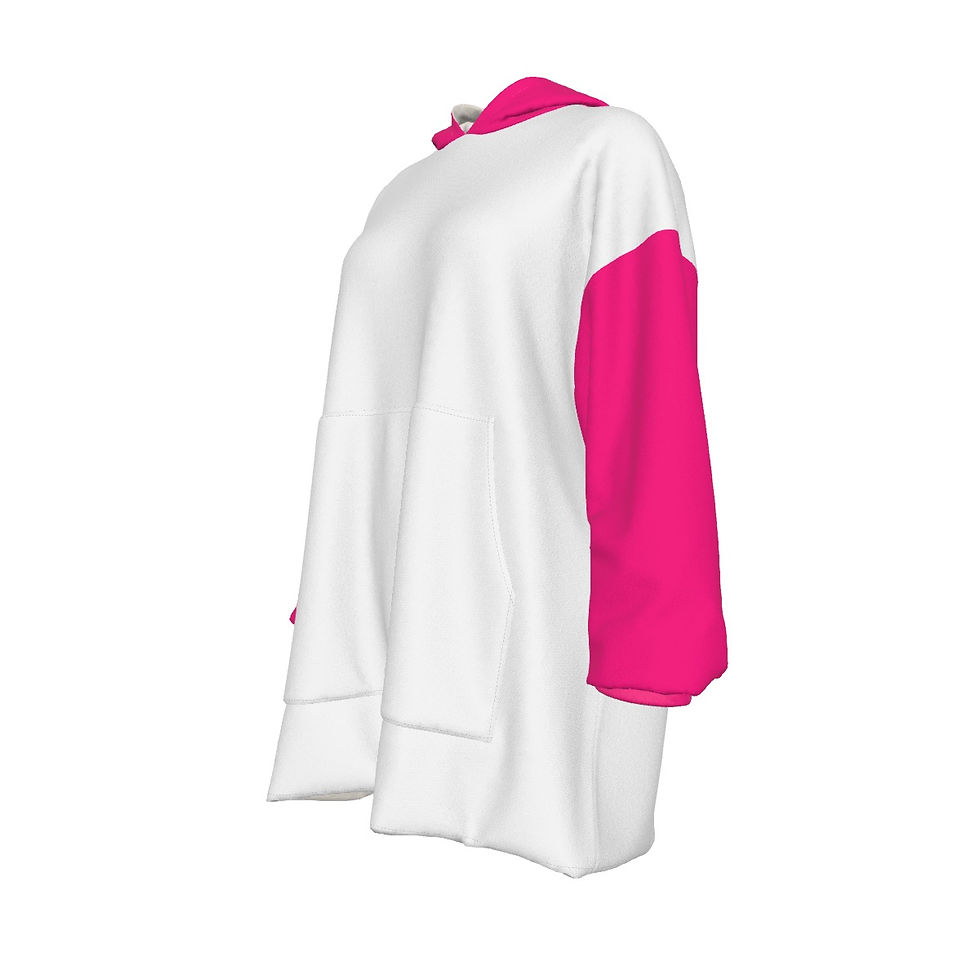 Thumbnail: All-Over Print Women's Sherpa Fleece Hoodie Blanket