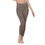 Thumbnail: High Waist Leggings | Side Stitch Closure Brown Black