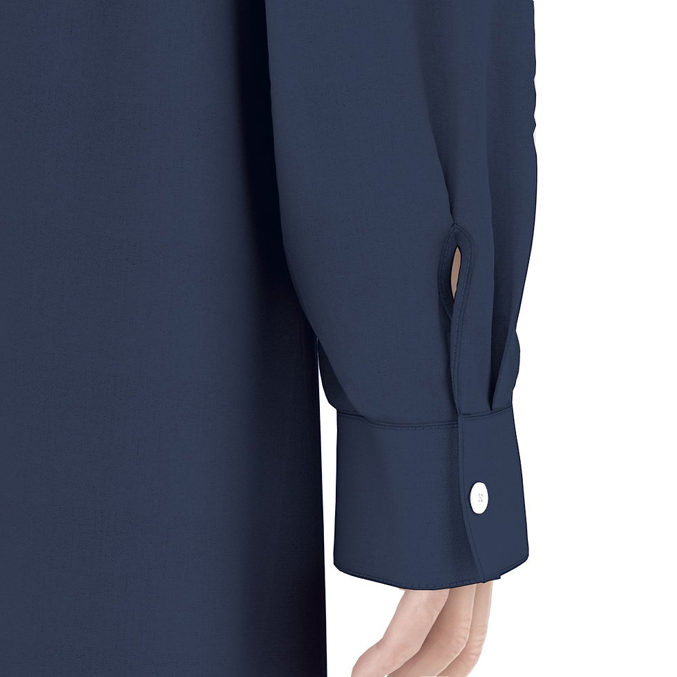 Thumbnail: Long Shirt Dress Midnight