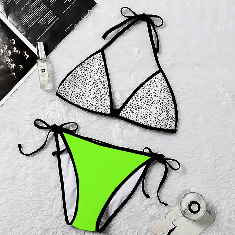 Thumbnail: Bikini Coral Abstract & Bright Green