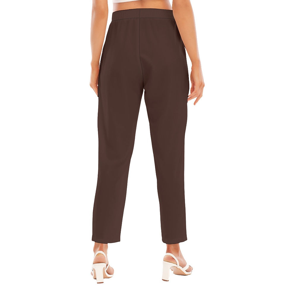 Thumbnail: Loose Straight-leg Pants Star Brown