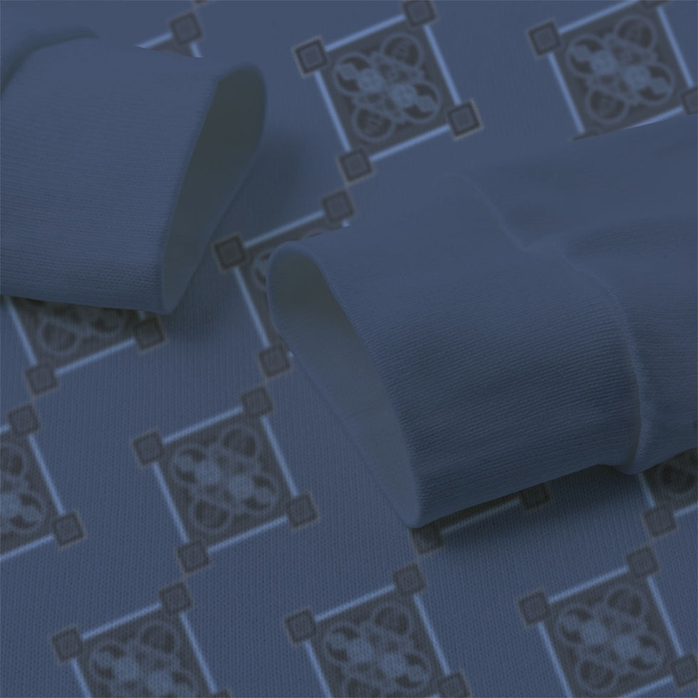 Thumbnail: e Diamond Print Knit Texture Fleece Sweater Long Sleeve Turtleneck