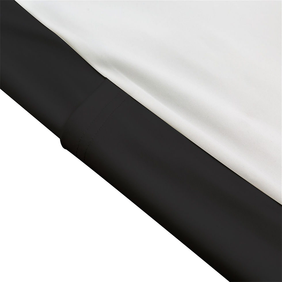 Thumbnail: High Waist Leggings with Side Pocket White & Black