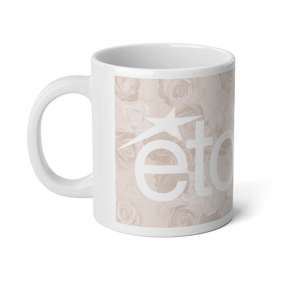 étoiles Roses Jumbo Mug, 20oz