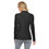 Thumbnail: Ladies Stretchable Turtleneck Top e Diamond Print Black