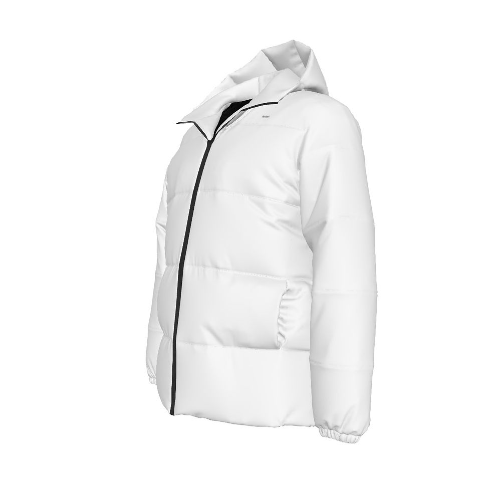 Thumbnail: Unisex Down Jacket White