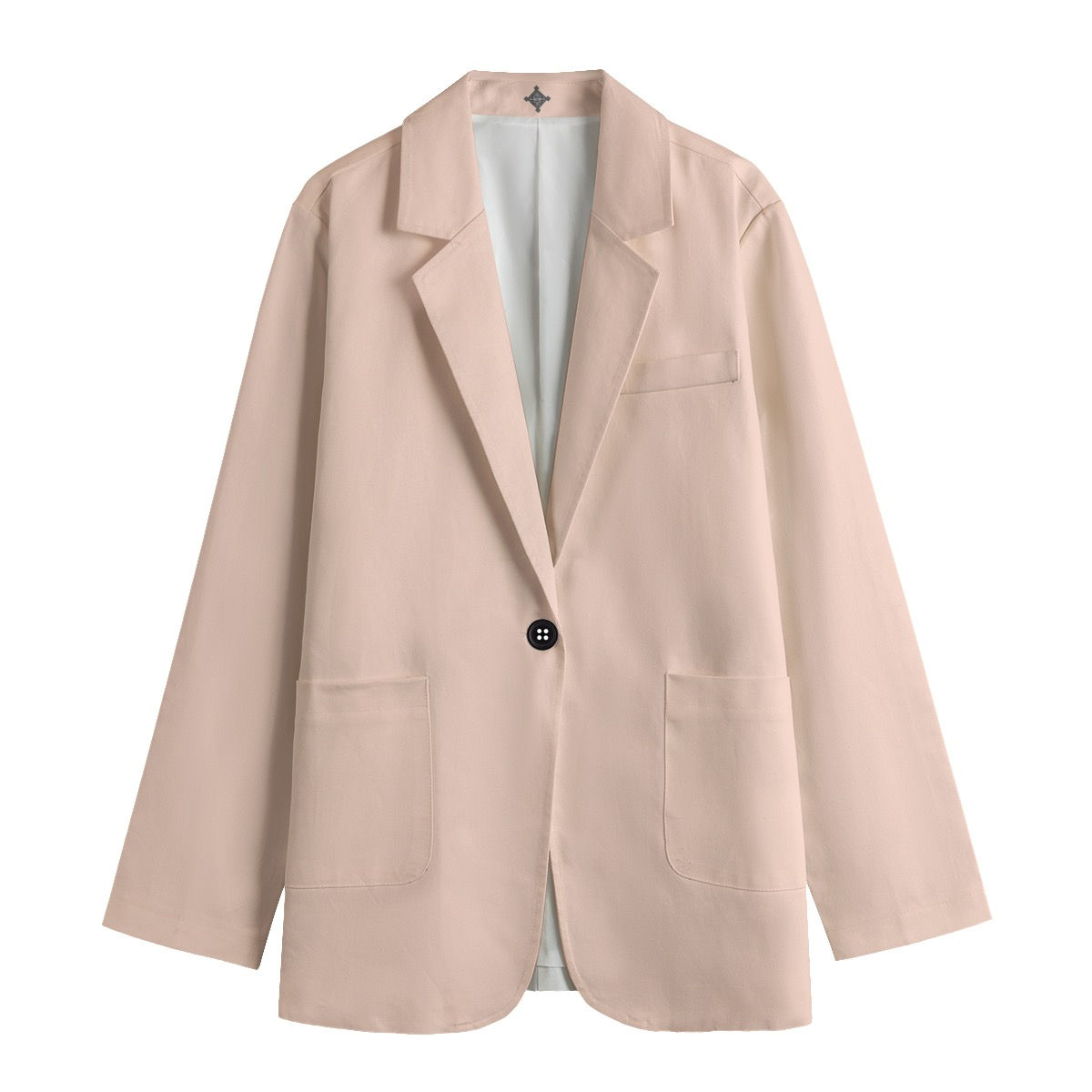 Women's Leisure Blazer Pink Apricot