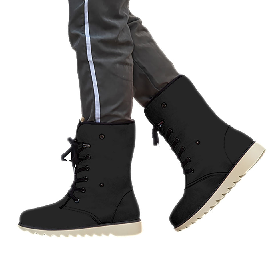 Thumbnail: Women's Plush Boots Black