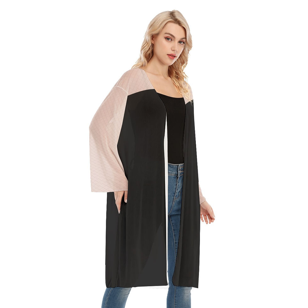 Thumbnail: Sheer Mesh Cardigan Ballet