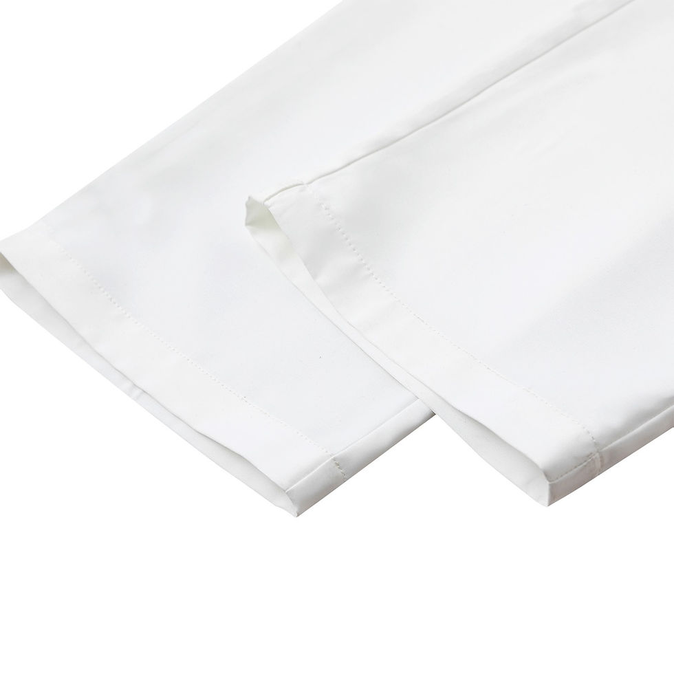 Thumbnail: White Pant with Button Pockets