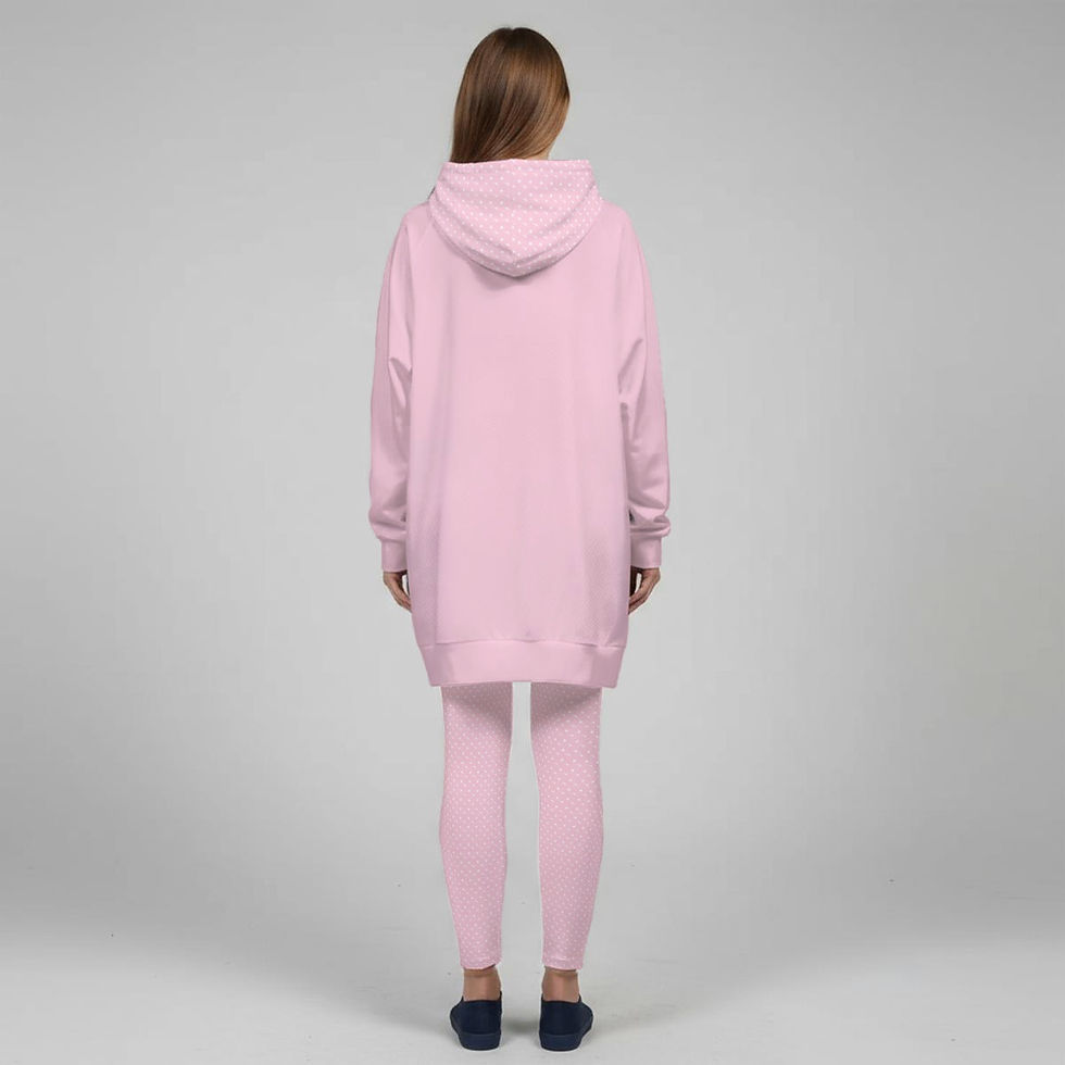 Thumbnail: Stretch Hoodie Set Pink