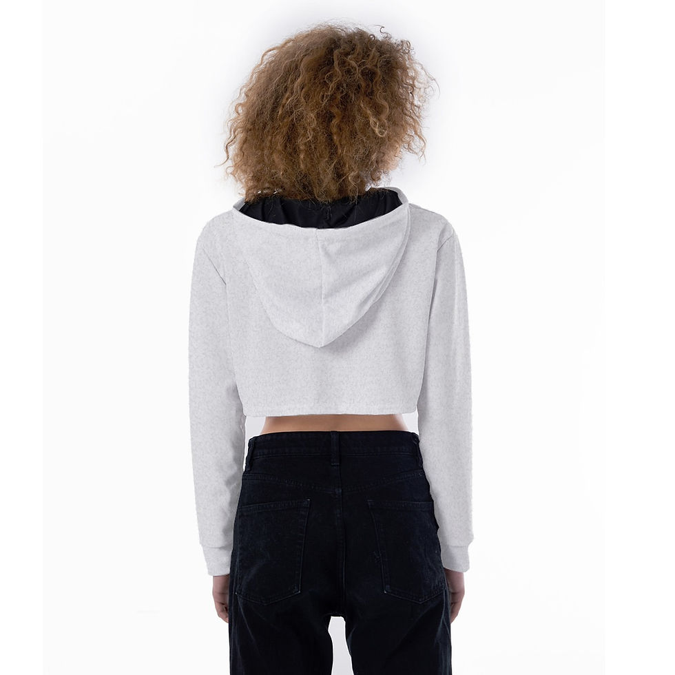 Thumbnail: All-Over Print Women's Crop Top Hoodie