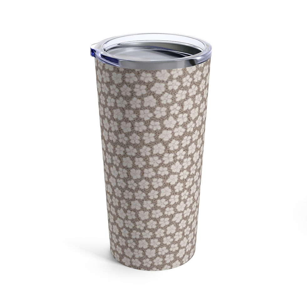 Thumbnail: Tumbler 20oz Coffee Flower Print