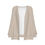 Thumbnail: Ladies Long Sleeve Cardigan Beige Light