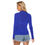 Thumbnail: Sheer Mesh Long Sleeve Shirt Blue