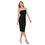 Thumbnail: Side Slit Tube Top Dress Black