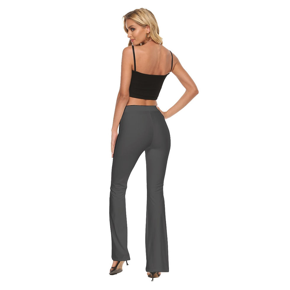 Thumbnail: Skinny Flare Pants Grey