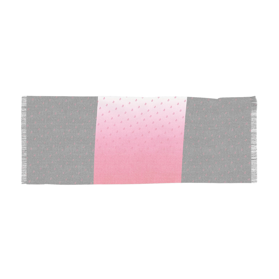 Thumbnail: Lightweight Fashion Scarf All Season Wrap, Black & Magenta é