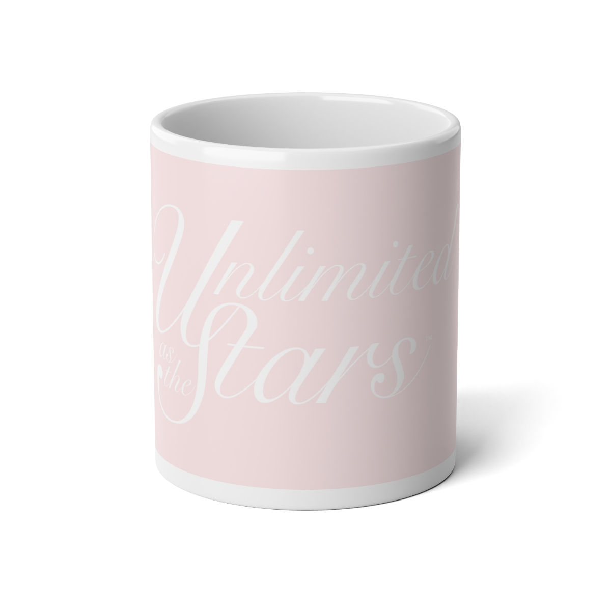 Unlimited as the Stars Pink Jumbo Mug, 20oz