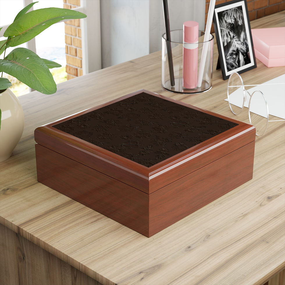 Thumbnail: Jewelry Box Dark Floral MBoss