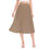 Thumbnail: Chiffon Skirt Sand Beige