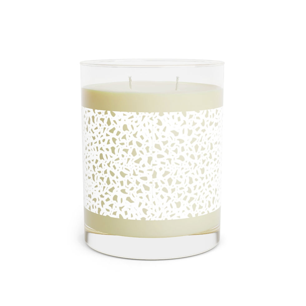 Thumbnail: Scented Candle - Full Glass, 11oz Coral Texture
