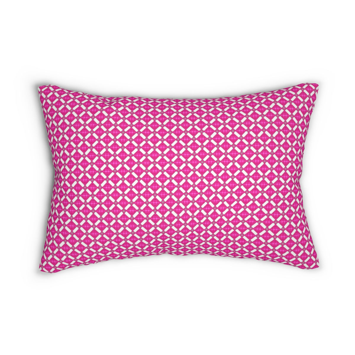 Spun Polyester Lumbar Pillow é Magenta